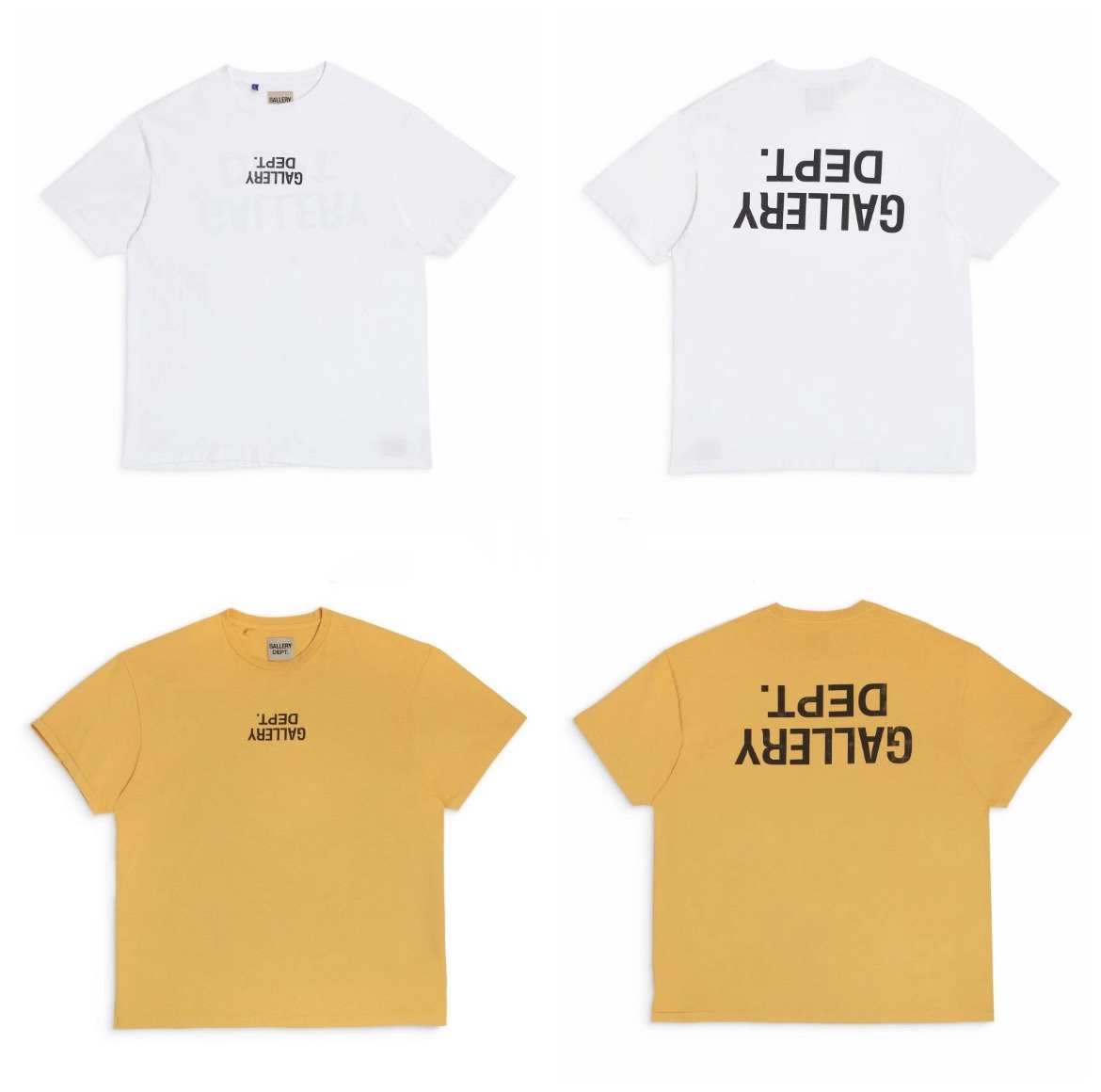 Gallery Dept. White & Mustard Yellow