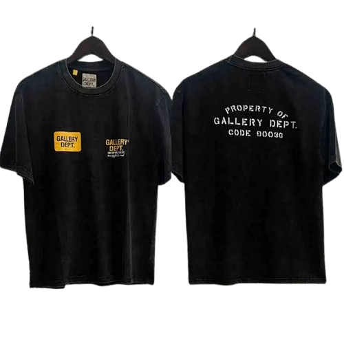 Gallery Dept. T-shirt Black T-shirt  -NO MIDDLEMAN!