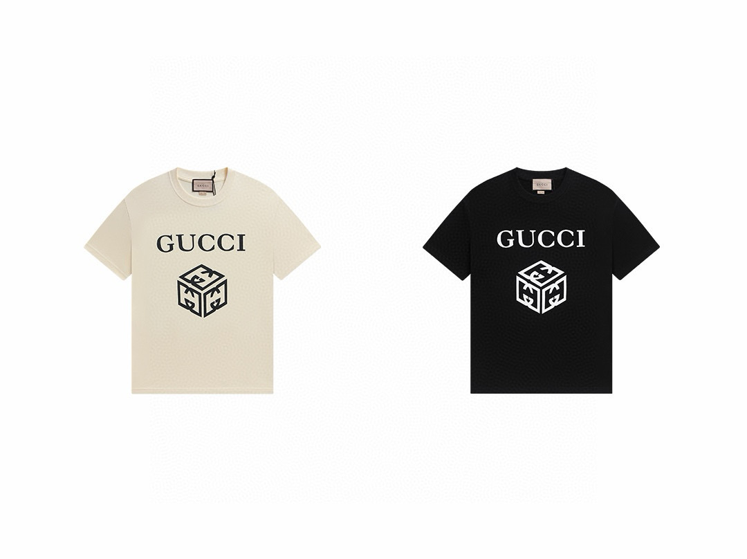 Gucci GUCCI Cube Logo Beige/Black