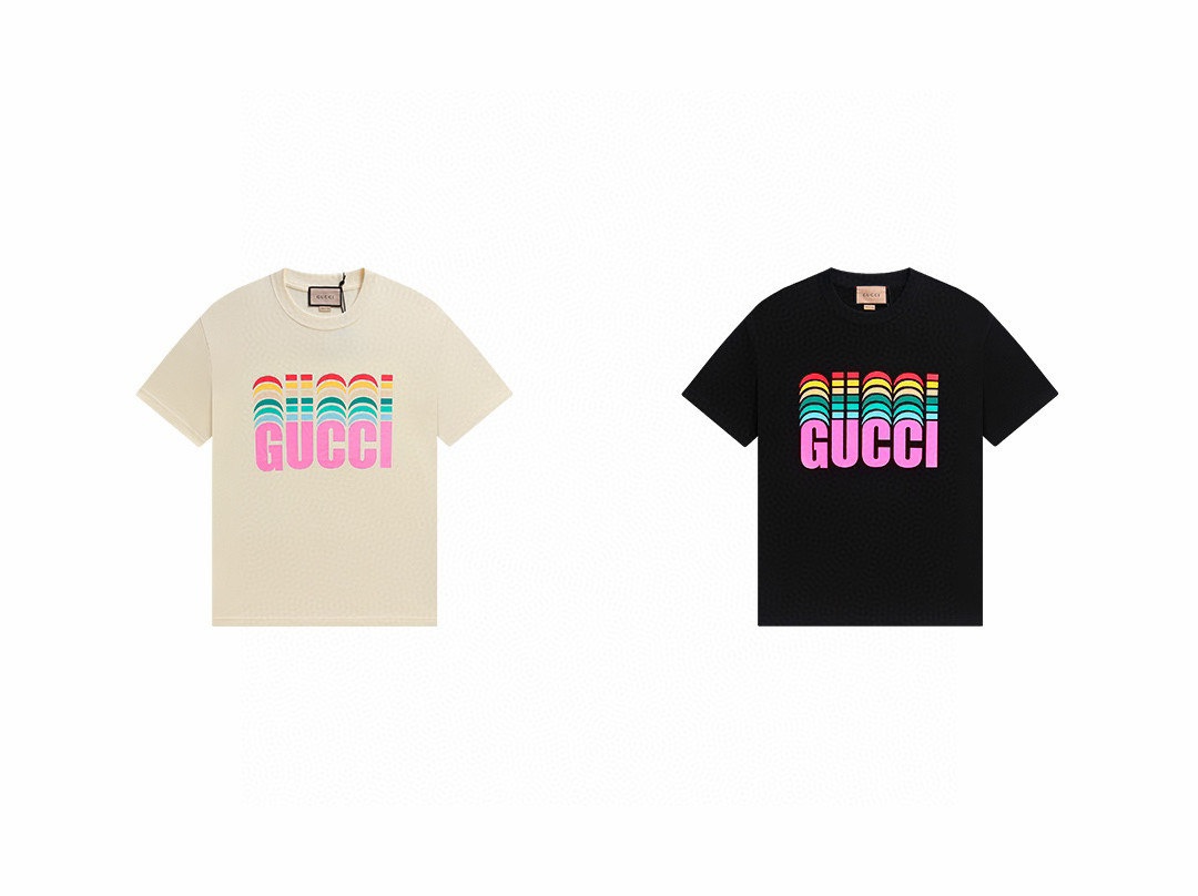 Gucci Rainbow Logo Black