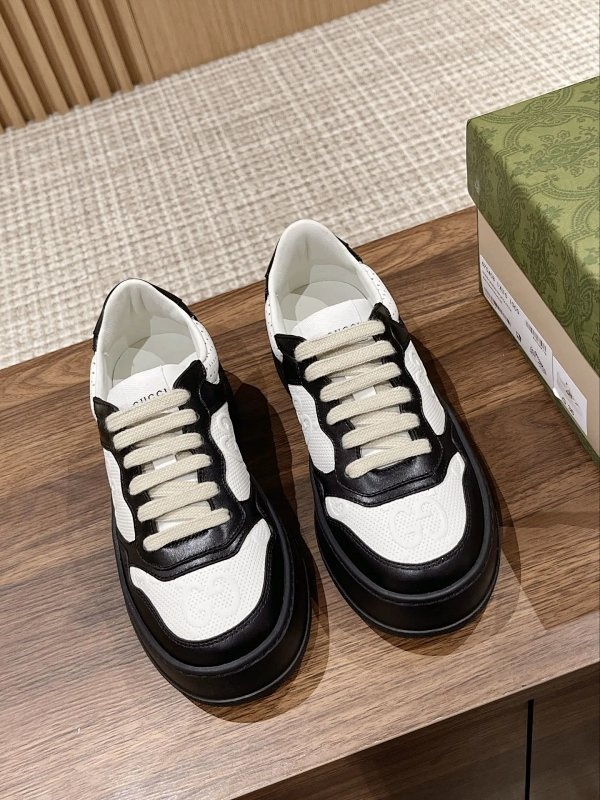 Gucci Sneaker Black White Shoes