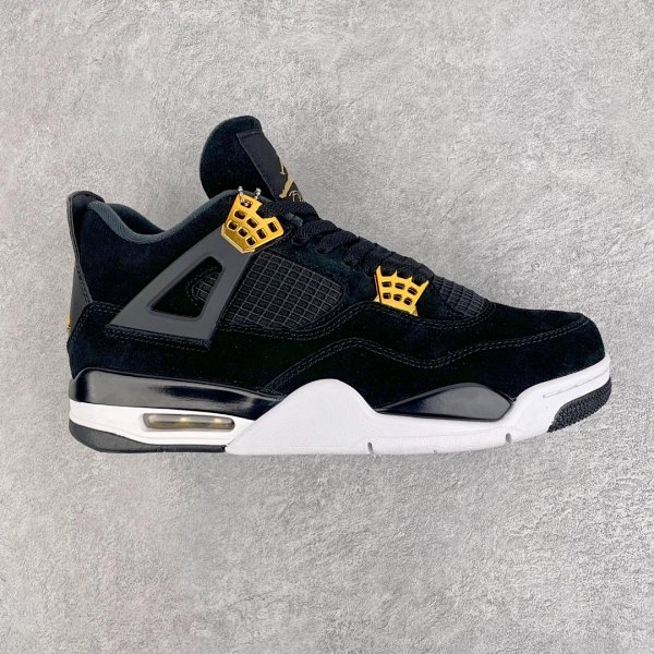 Jordan Air Jordan 4 Retro Black Yellow Shoes