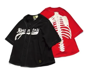 Kapital Densed Bone Baseball Jersey