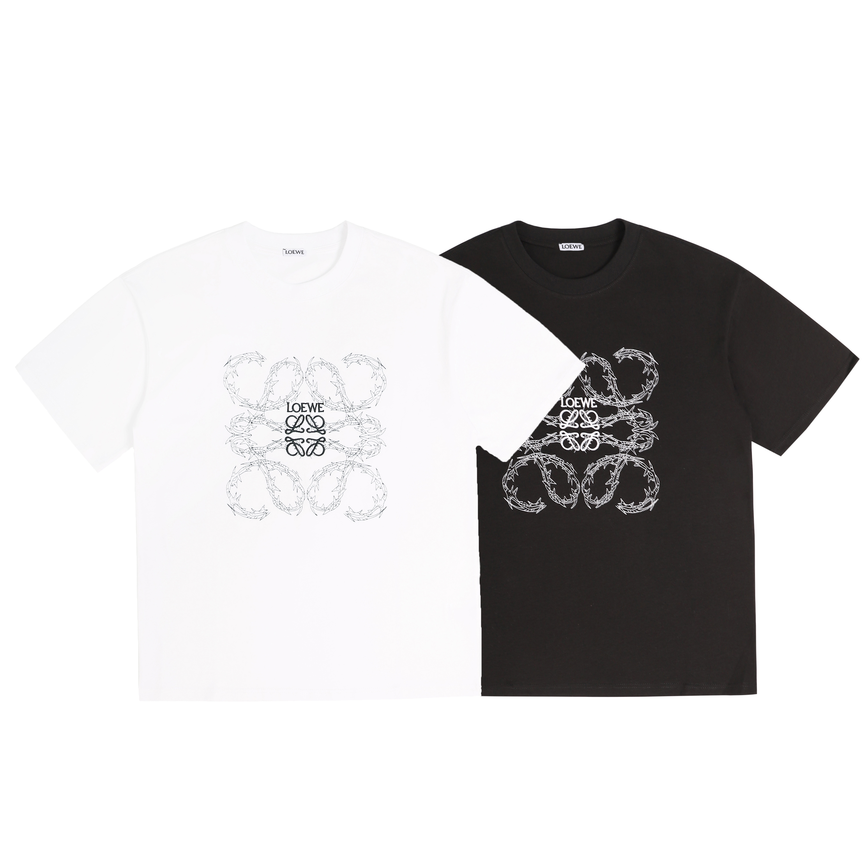 LOEWE Graphic Logo White and Black