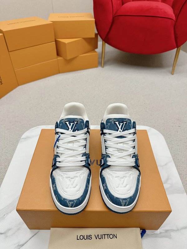 Louis Vuitton Jeans Blue Shoes