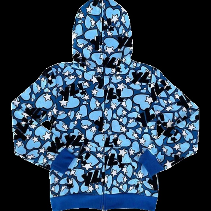 Louis Vuitton LV Star Cloud Hoodie Blue Hoodie