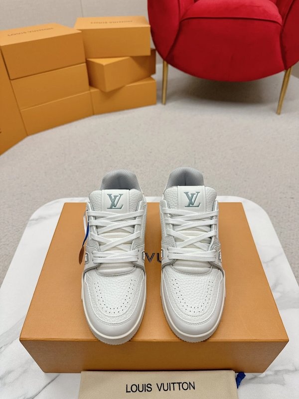 Louis Vuitton LV Trainer Sneaker White Shoes