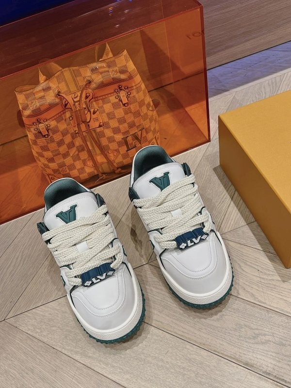 Louis Vuitton LV Trainer Sneakers White Shoes
