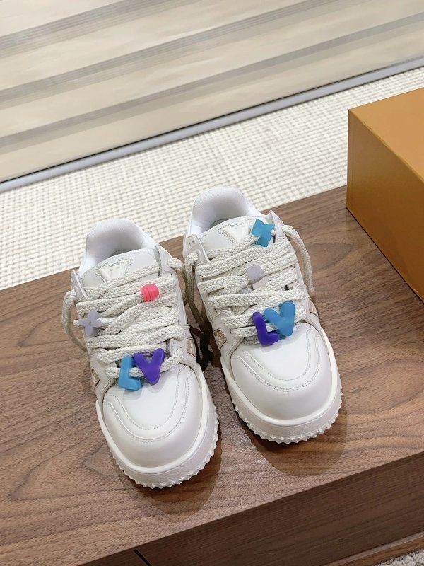 Louis Vuitton Lv Trainer Sneakers White Shoes