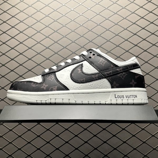 Louis Vuitton Nike Collaboration Shoes Black White Shoes