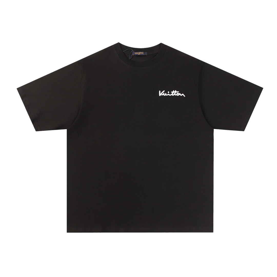Louis Vuitton Signature Black T-Shirt