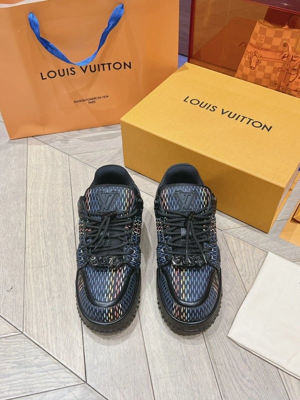 Louis Vuitton Sneakers Black Shoes