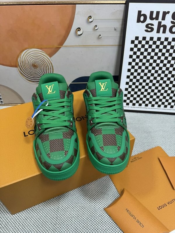 Louis Vuitton Sneakers Green Shoes