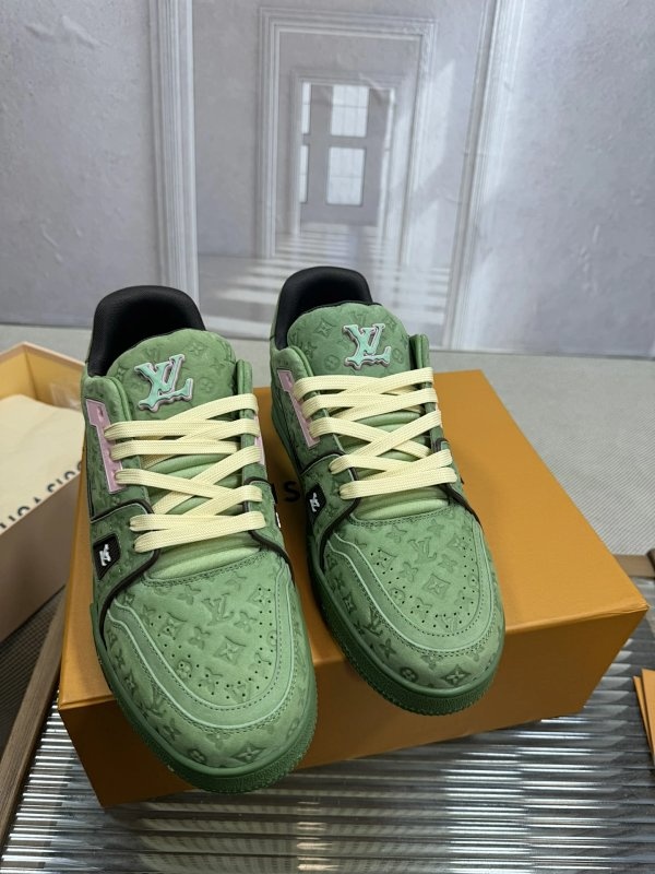 Louis Vuitton Sneakers Green Shoes