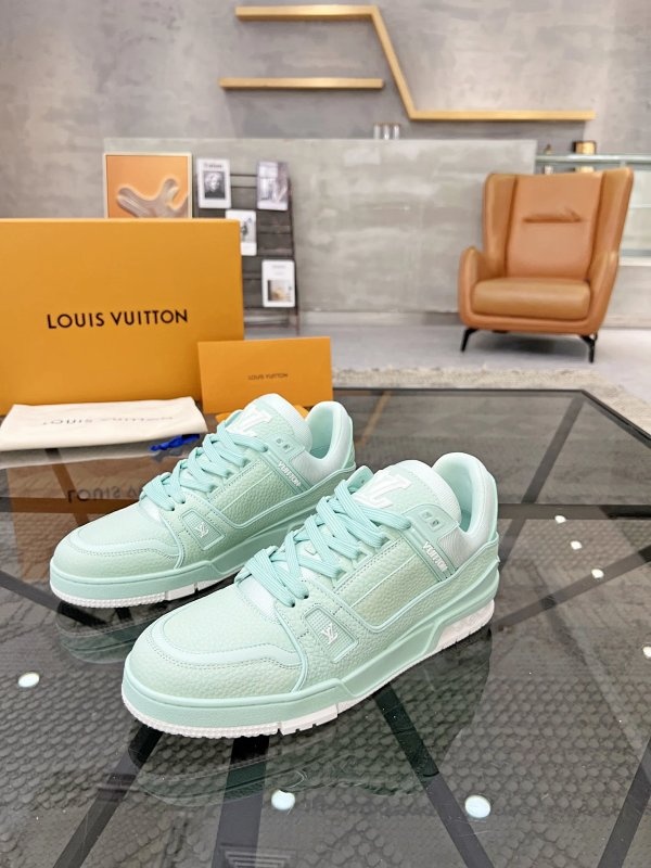 Louis Vuitton Sneakers Mint Green Shoes