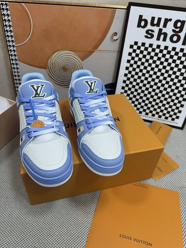 Louis Vuitton Sneakers Sky Blue Shoes