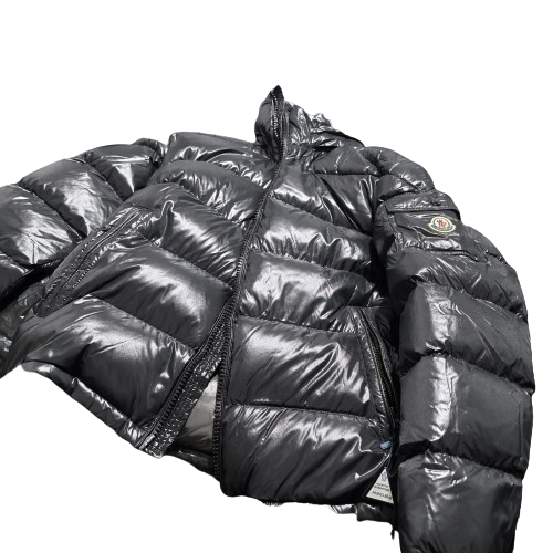 Moncler Down Jacket Black Jackets