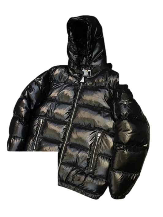 Moncler Maya Down Jacket Black Jackets