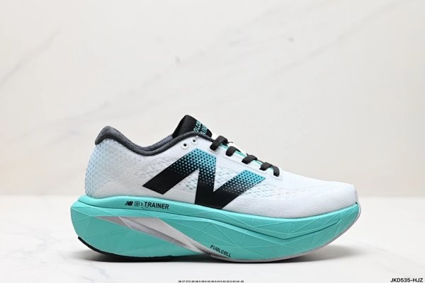 New Balance FuelCell Trainer White Teal Shoes