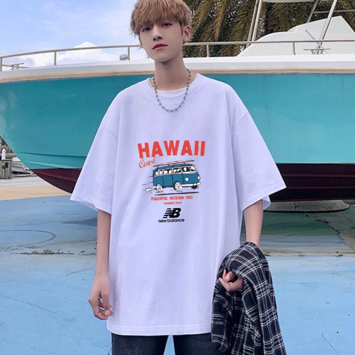 New Balance Hawaii Coast Graphic White