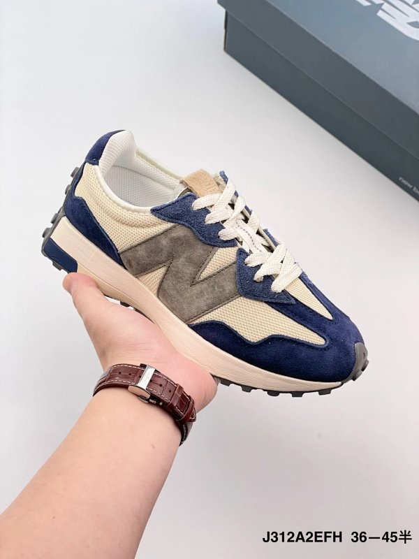 New Balance J312A2EFH Navy Blue Beige Gray Shoes