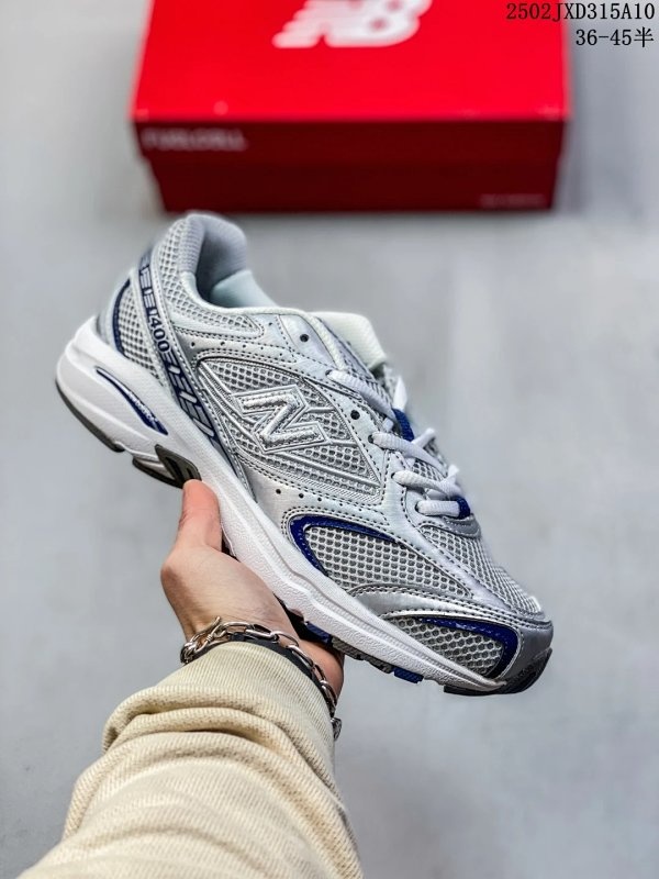New Balance New Balance 4000 Silver Navy Shoes
