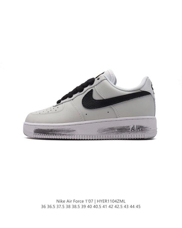 Nike Air Force 1'07 White Black Shoes
