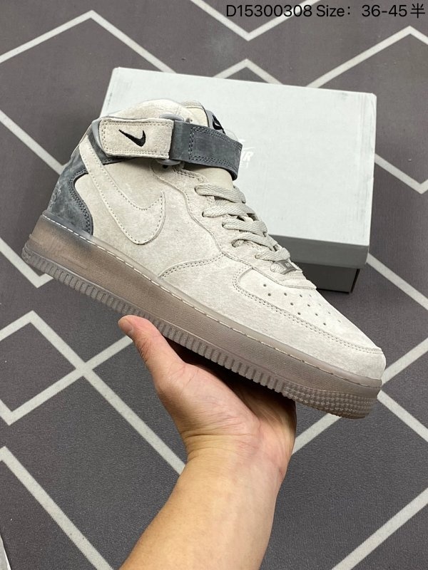 Nike Air Force 1 High Light Grey Shoes