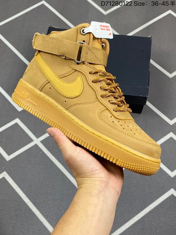 Nike Air Force 1 High Tan Shoes