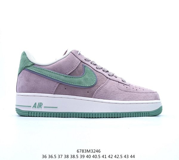 Nike Air Force 1 Low Purple Green Shoes
