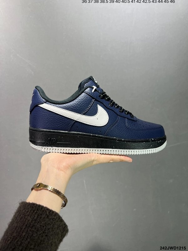 Nike Air Force 1 Navy Blue Shoes