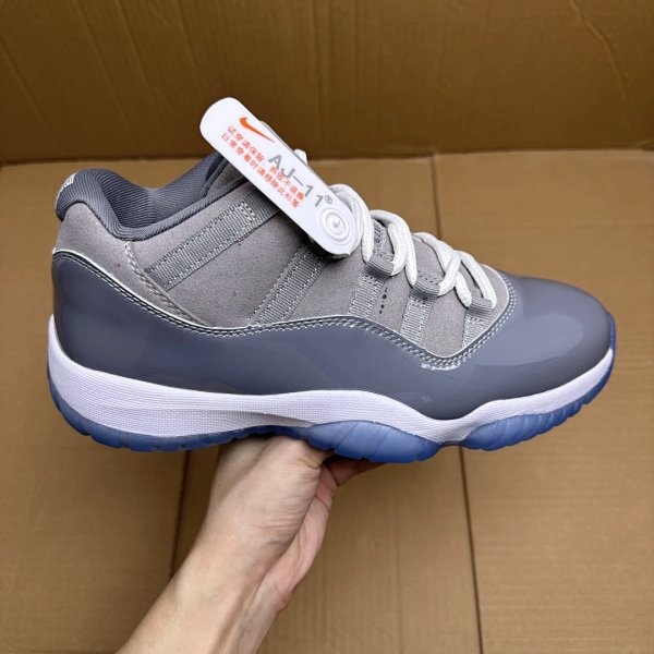 Nike Air Jordan 11 Low Grey Shoes