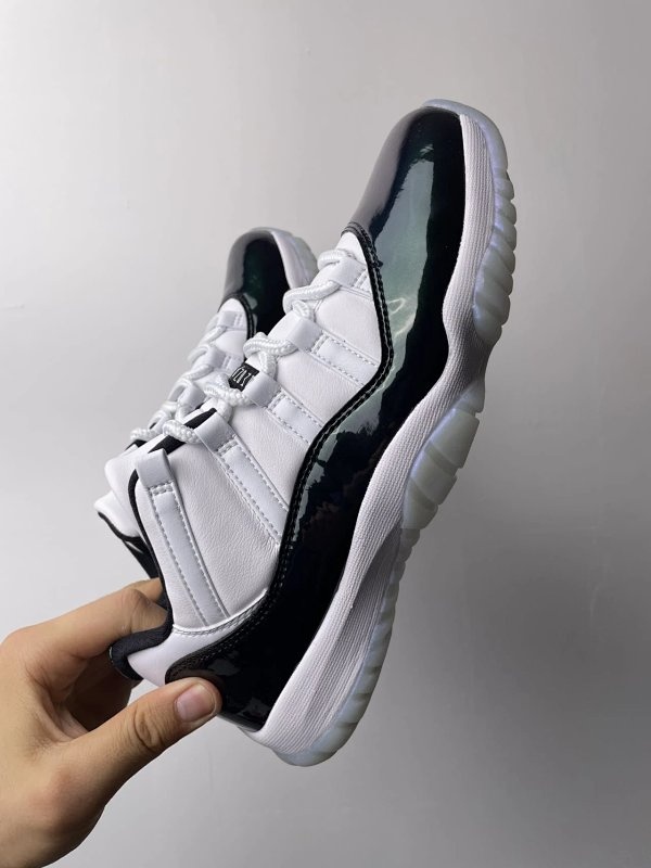 Nike Air Jordan 11 Retro White and Black Shoes