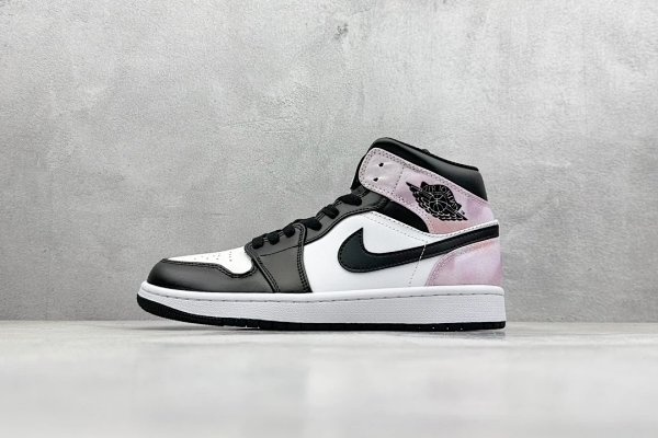 Air Jordan 1 Black/White/Pink Shoes