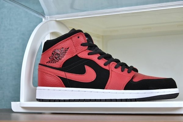 Nike Air Jordan 1 Black and Red Shoes