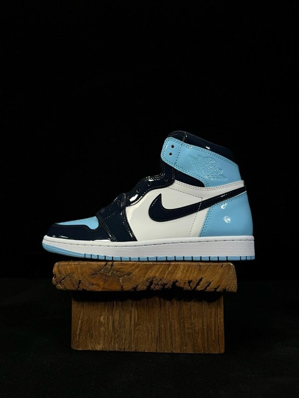 Nike Air Jordan 1 Light Blue, White, Navy Shoes