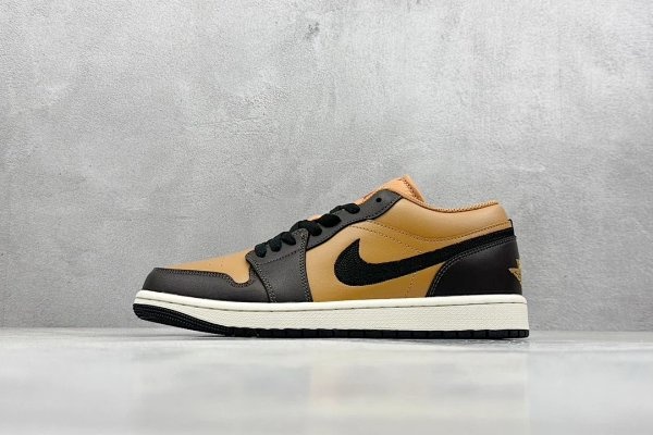 Nike Air Jordan 1 Low Black Brown Shoes