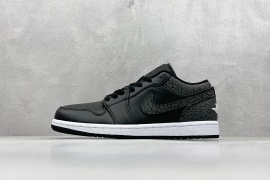 Nike Air Jordan 1 Low Black Shoes
