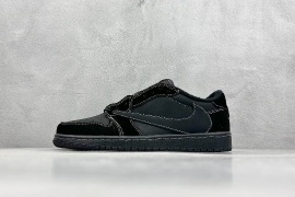 Nike Air Jordan 1 Low Black Shoes