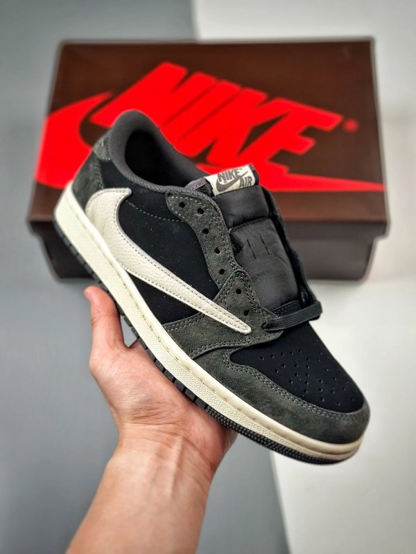 Nike Air Jordan 1 Low Black Shoes