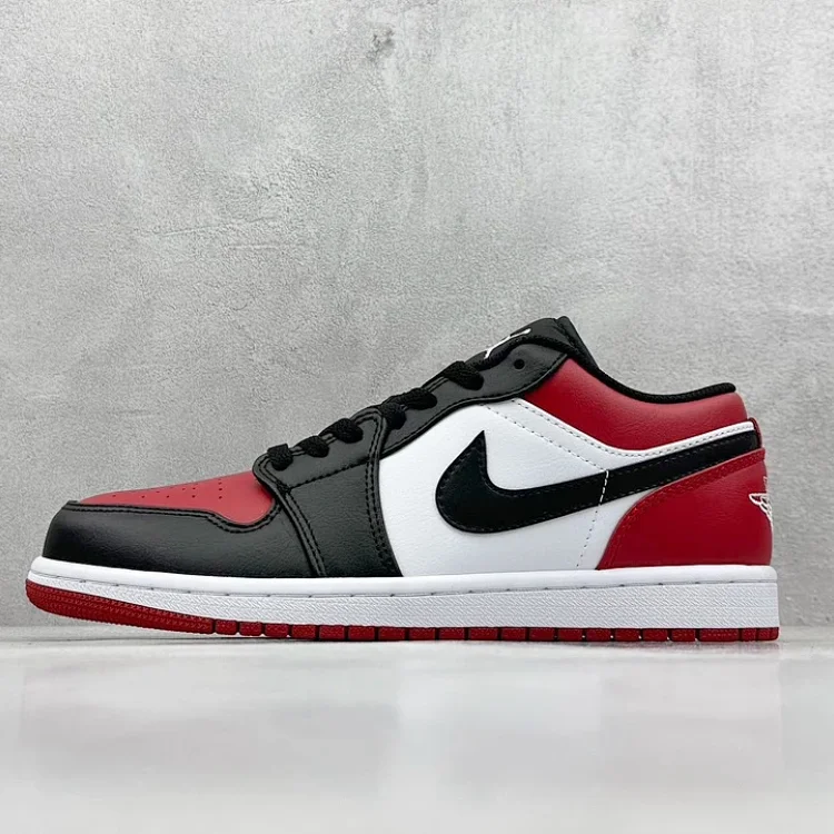 Nike Air Jordan 1 Low Black, White, Red Shoes