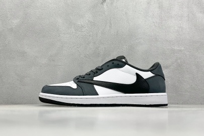 Nike Air Jordan 1 Low White Dark Grey Shoes