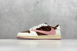 Nike Air Jordan 1 Low White Pink Shoes