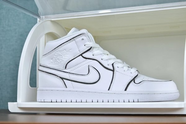 Nike Air Jordan 1 Mid White Shoes