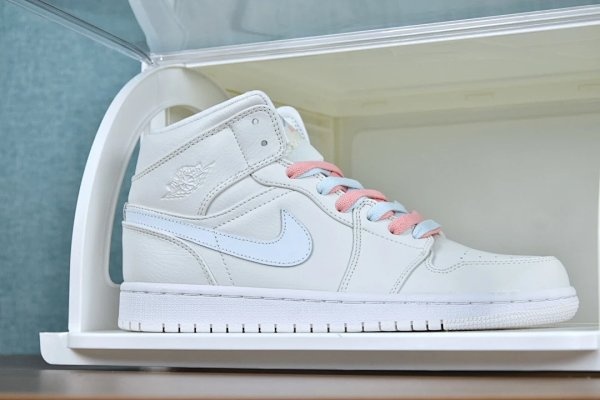 Nike Air Jordan 1 Mid White Shoes