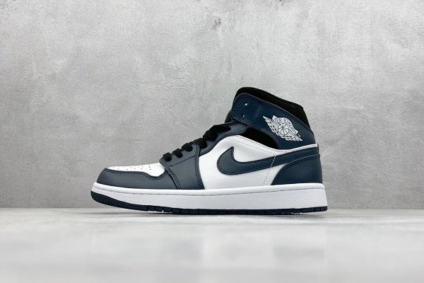 Air Jordan 1 Navy White Shoes