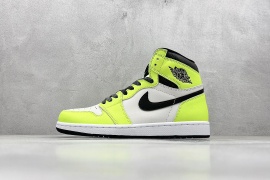 Nike Air Jordan 1 Neon Yellow Shoes