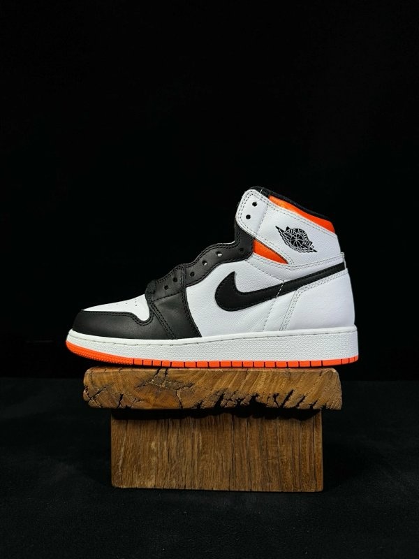 Nike Air Jordan 1 White/Black/Orange Shoes