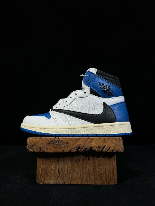 Nike Air Jordan 1 White Blue Shoes