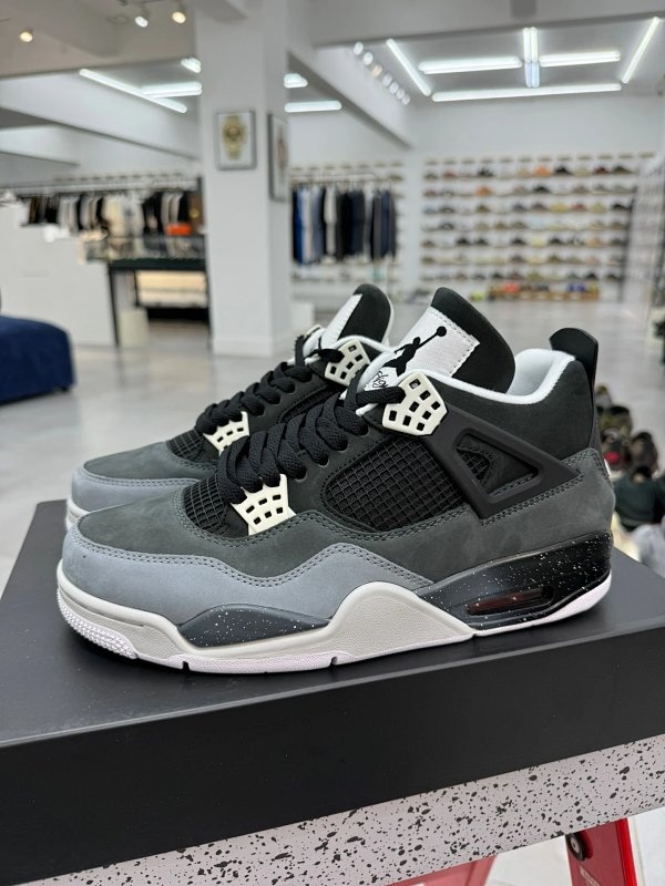 Nike Air Jordan 4 Retro OG Grey Black Shoes